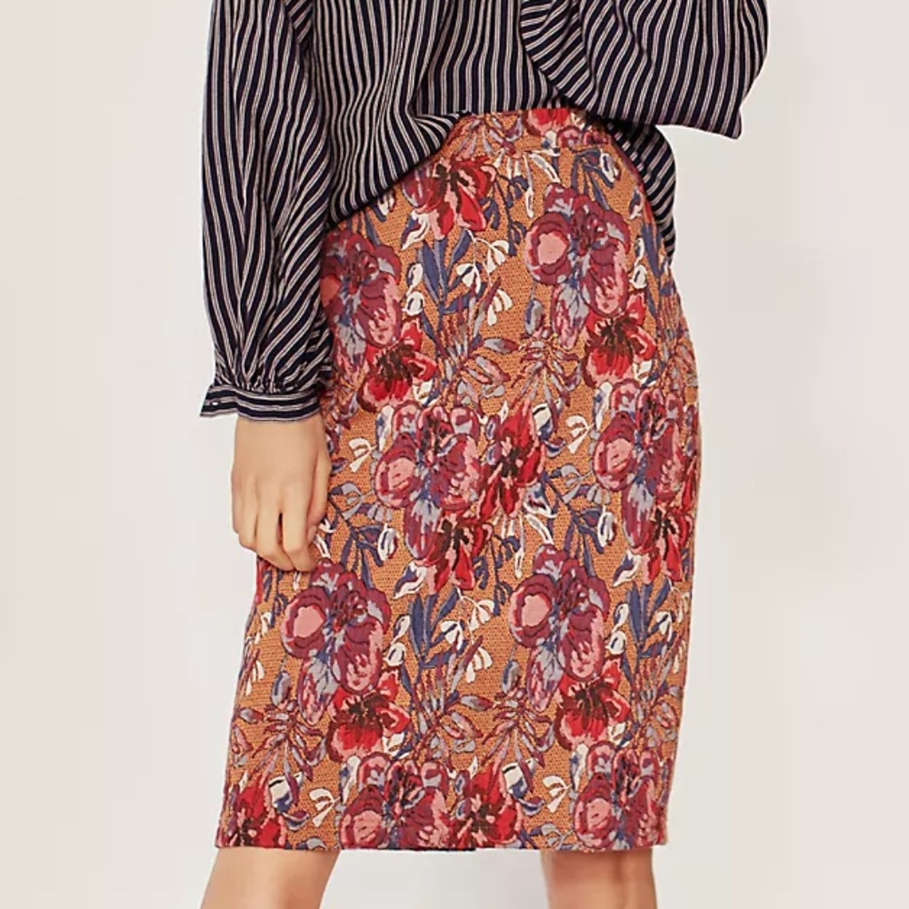 Maeve by Anthropologie Golden Bliss Pencil Skirt